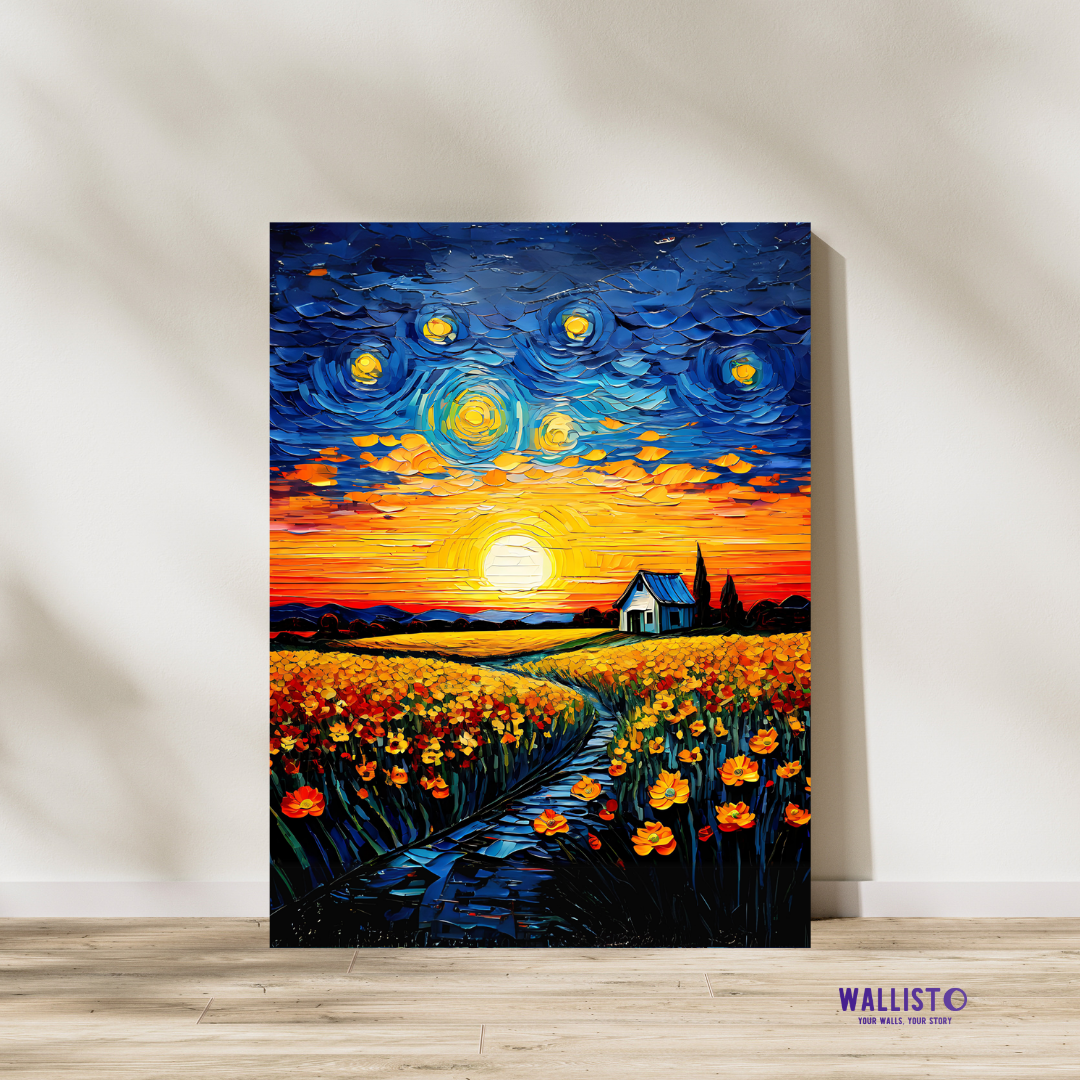 Golden Field Sunset