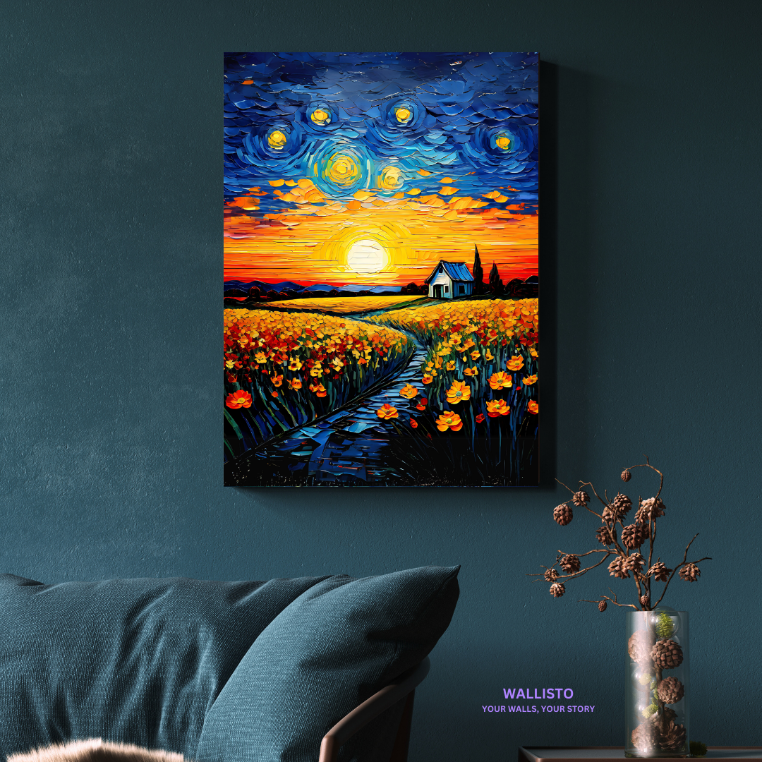Golden Field Sunset