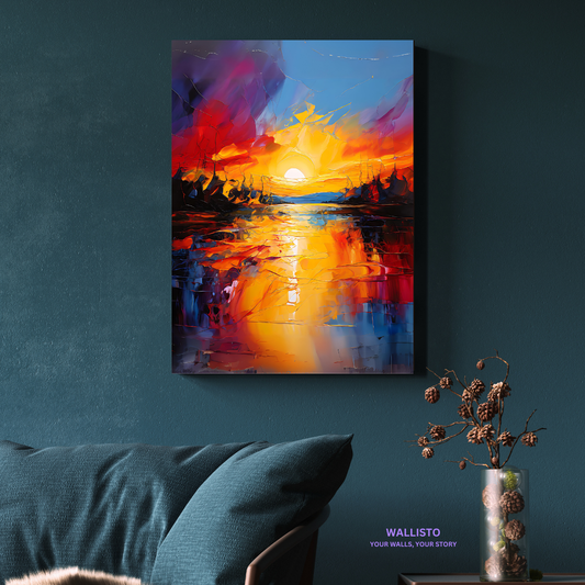 Radiant Sunset Reflections