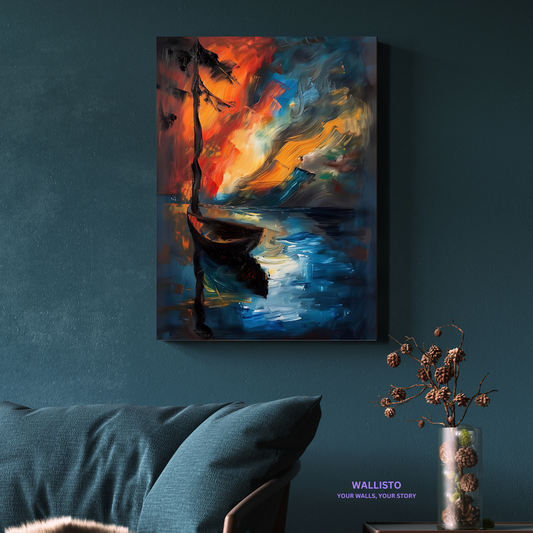 Mystical Dusk by the Shore