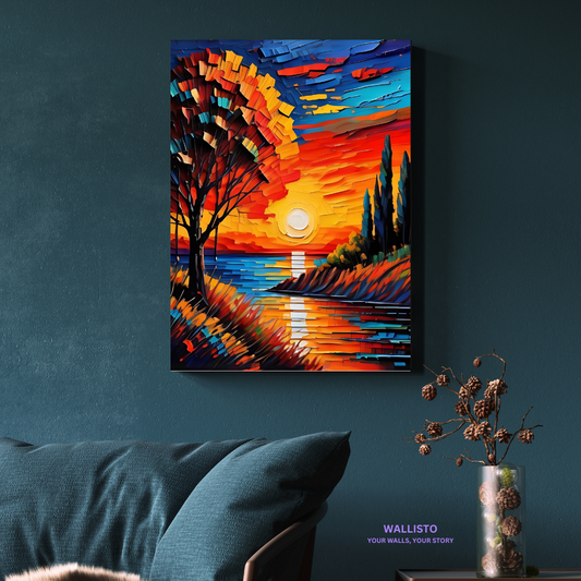 Sunset Mosaic Serenity