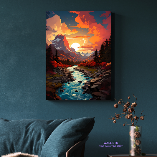 Sun-Kissed River Valley