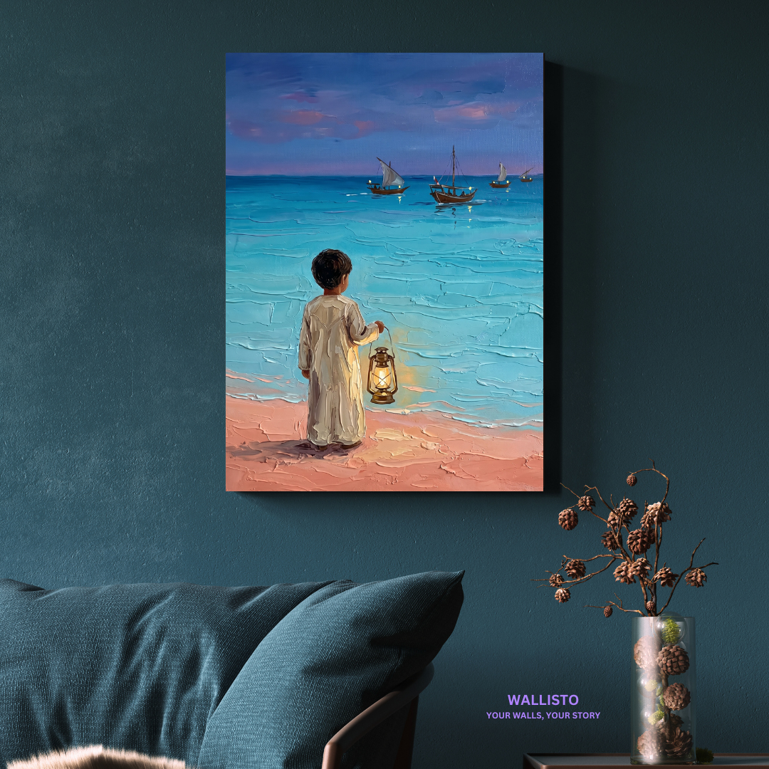 Lanterns by the Shore