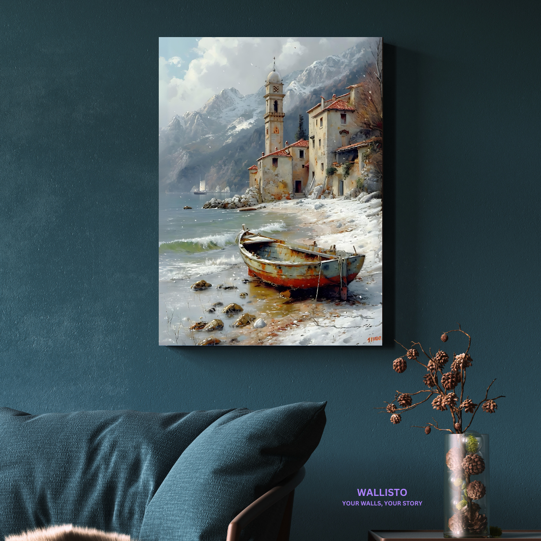 Frosted Shore Serenity