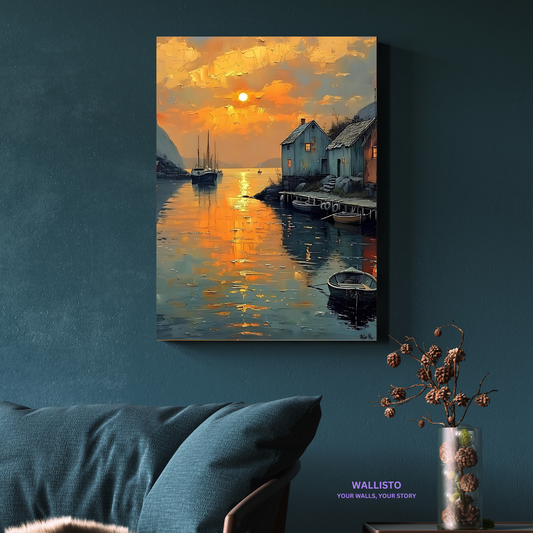 Tranquil Harbor Sunset