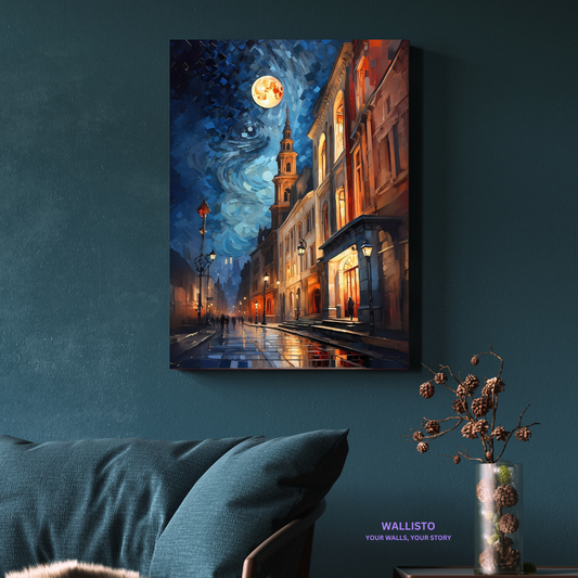Moonlit Cityscape