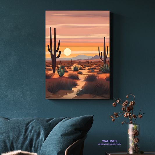 Desert Glow at Dusk