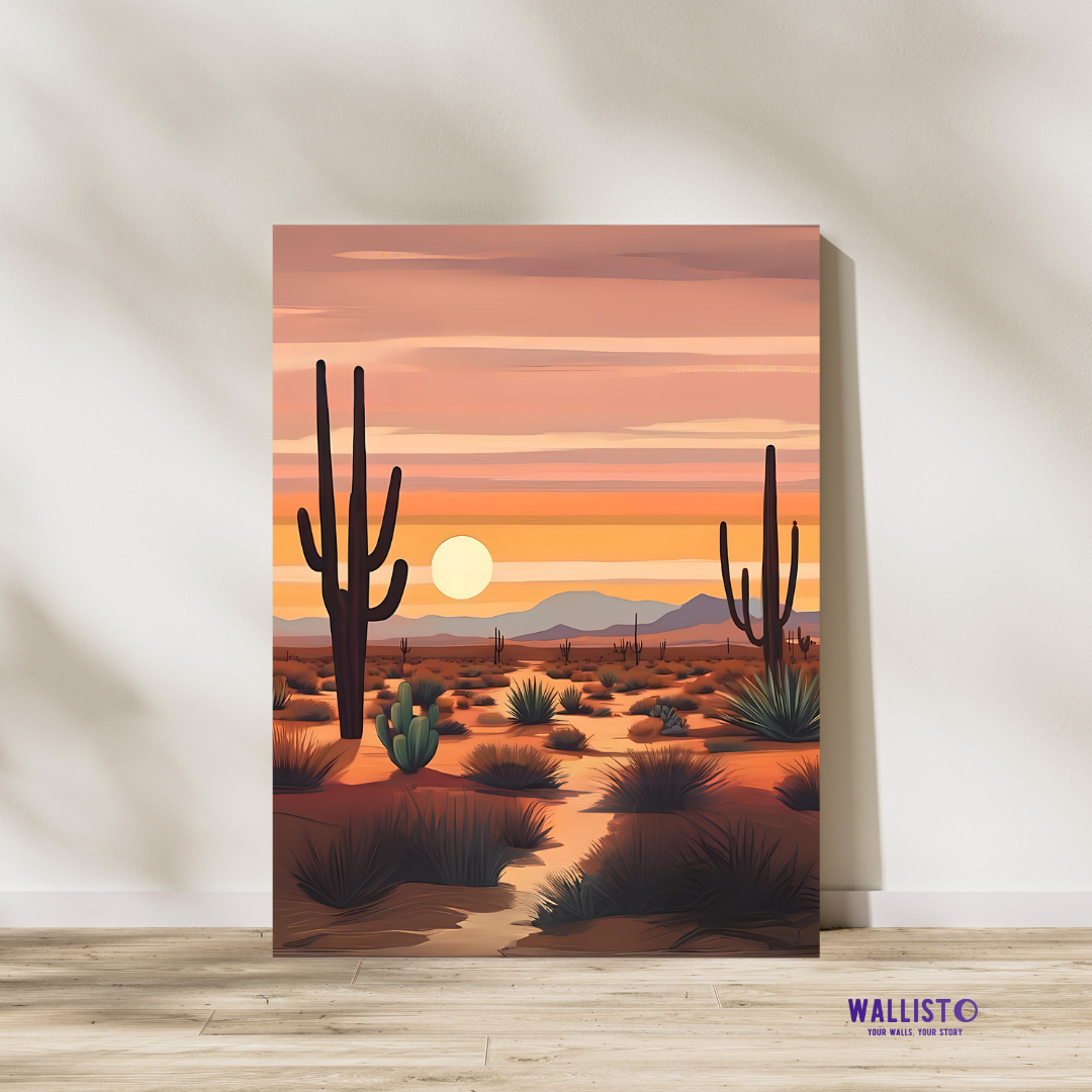 Desert Glow at Dusk
