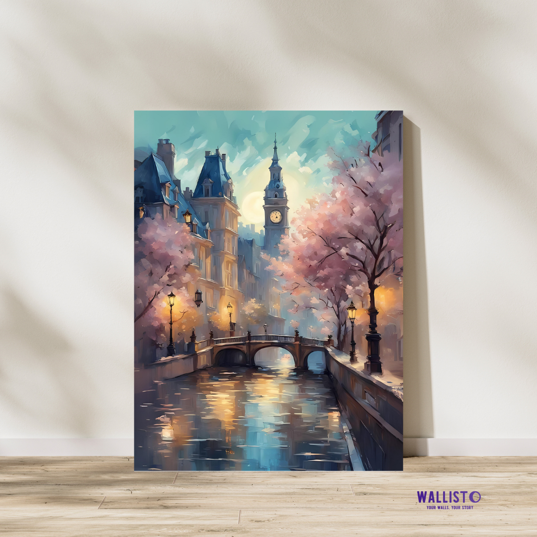 Evening Glow in the City