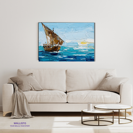 Dhow at Sunrise, Arabian Sea