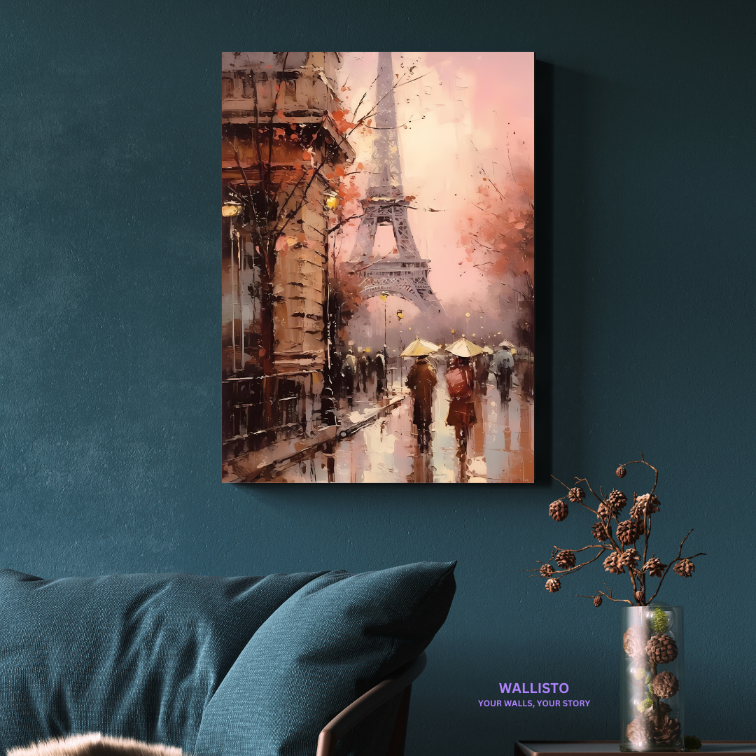 Rainy Romance in Paris