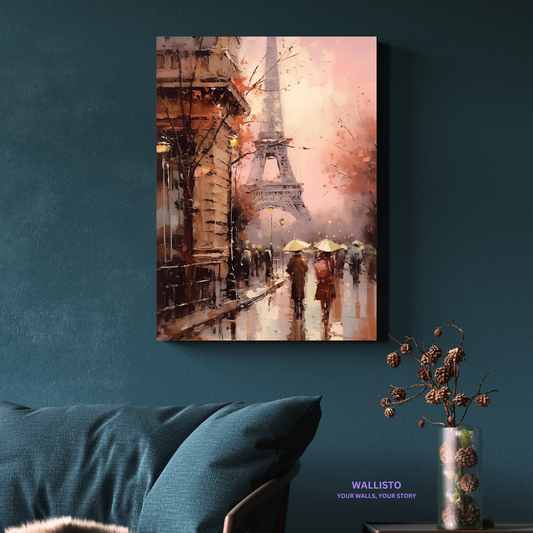 Rainy Romance in Paris