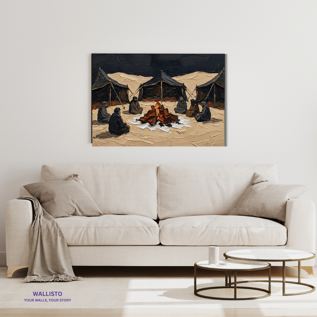 Desert Majlis Under the Arabian Night