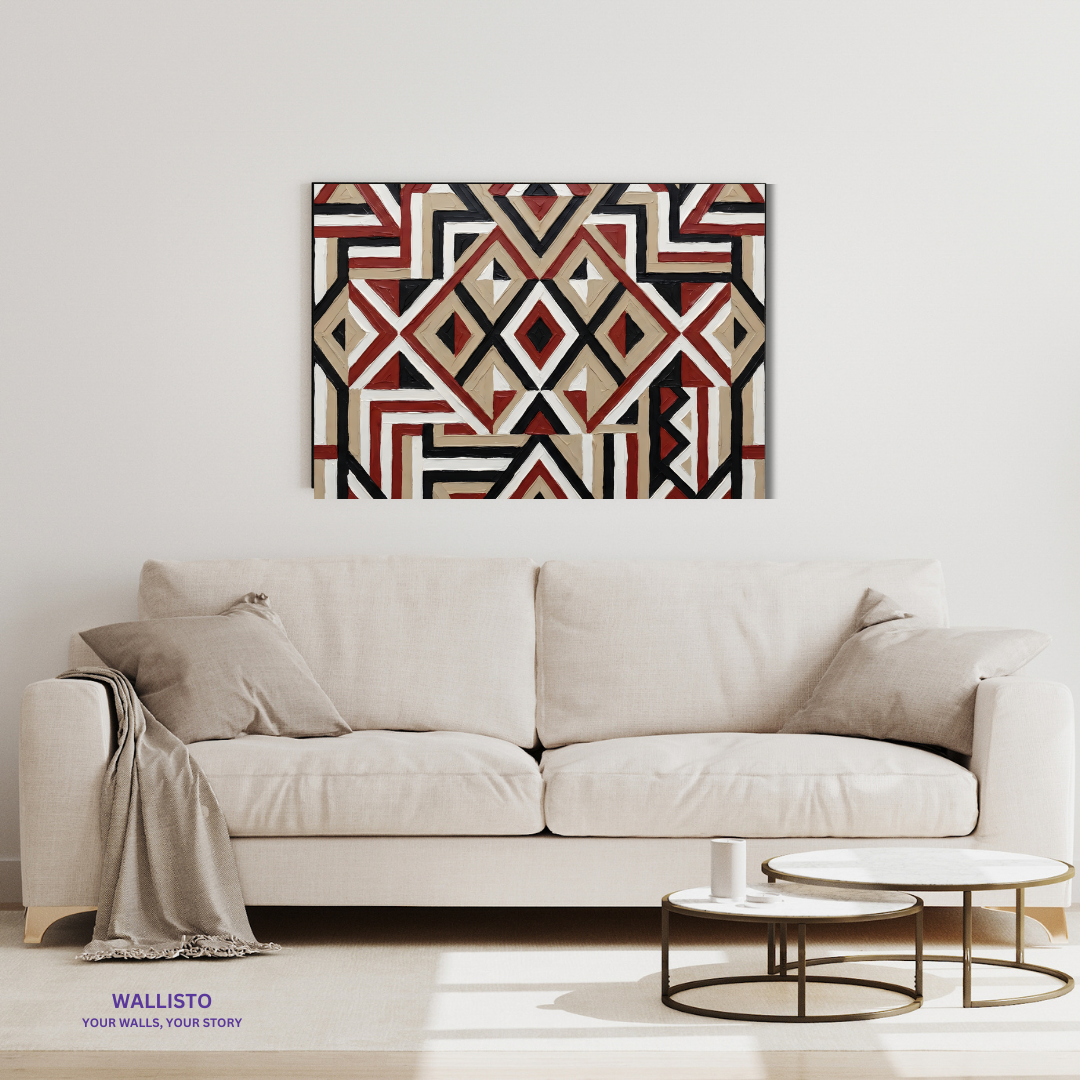 Emirati Geometry in Earth Tones