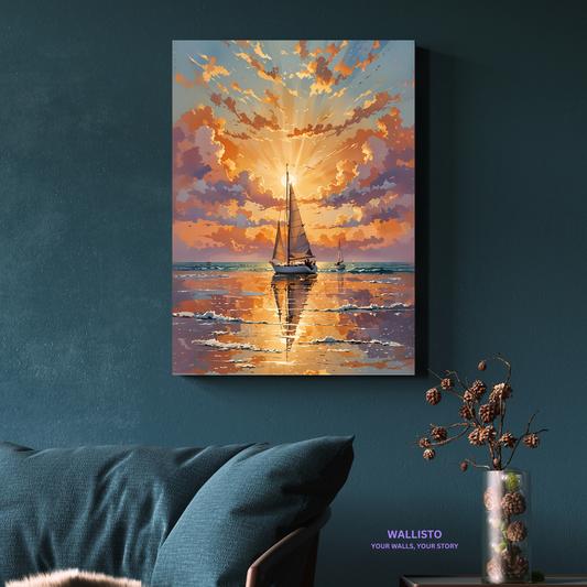 Tranquil Sunset Reflection