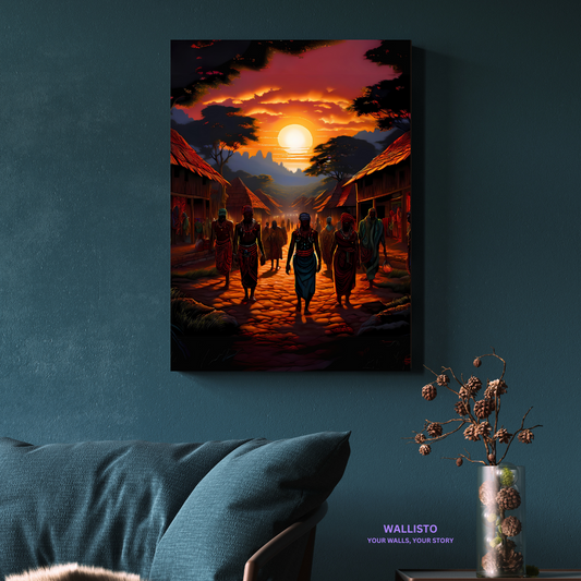 Sunset Walk in the Village