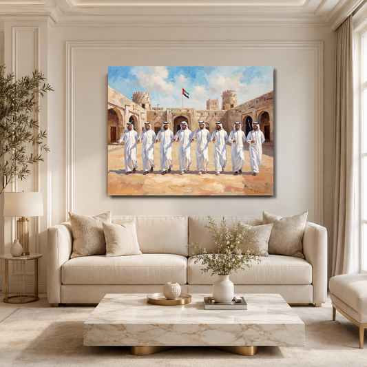 Traditional Emirati Formation