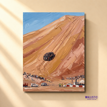 Ascent of Tel Moreeb