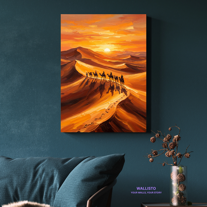 Golden Desert Caravan