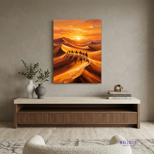 Golden Desert Caravan