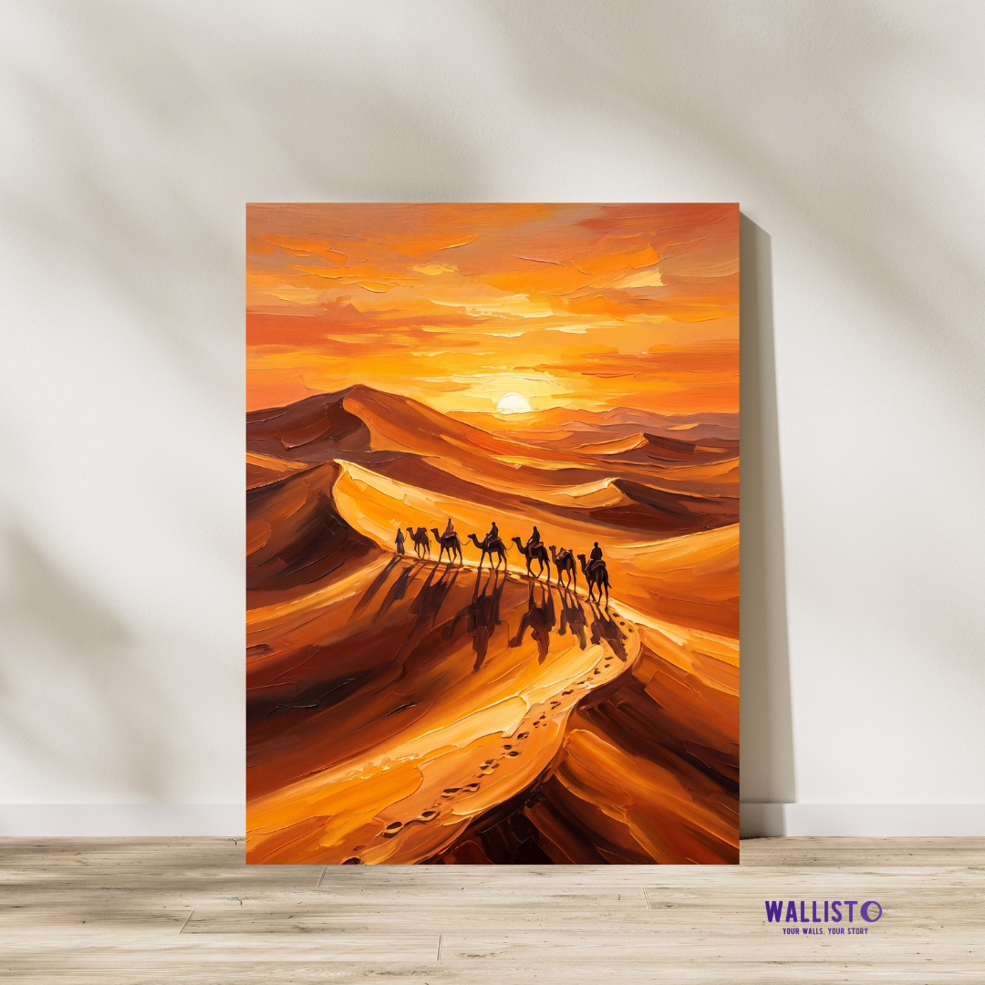Golden Desert Caravan