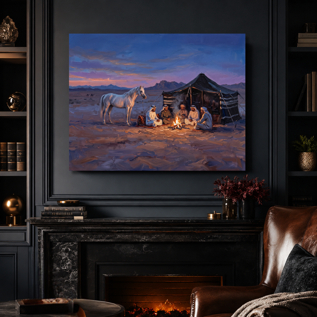 Firelight in the Desert