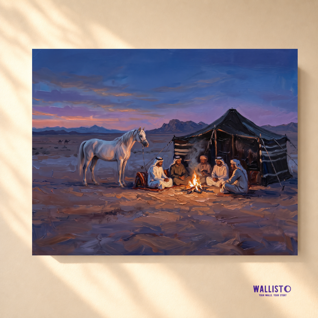 Firelight in the Desert