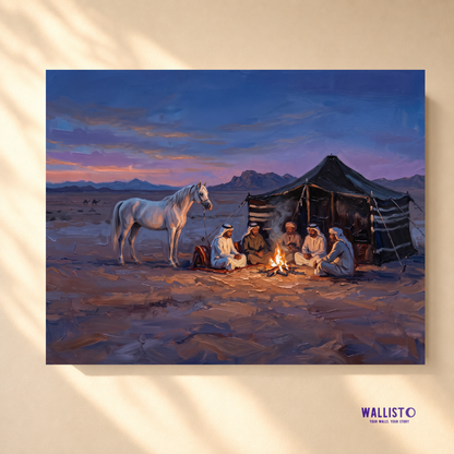 Firelight in the Desert