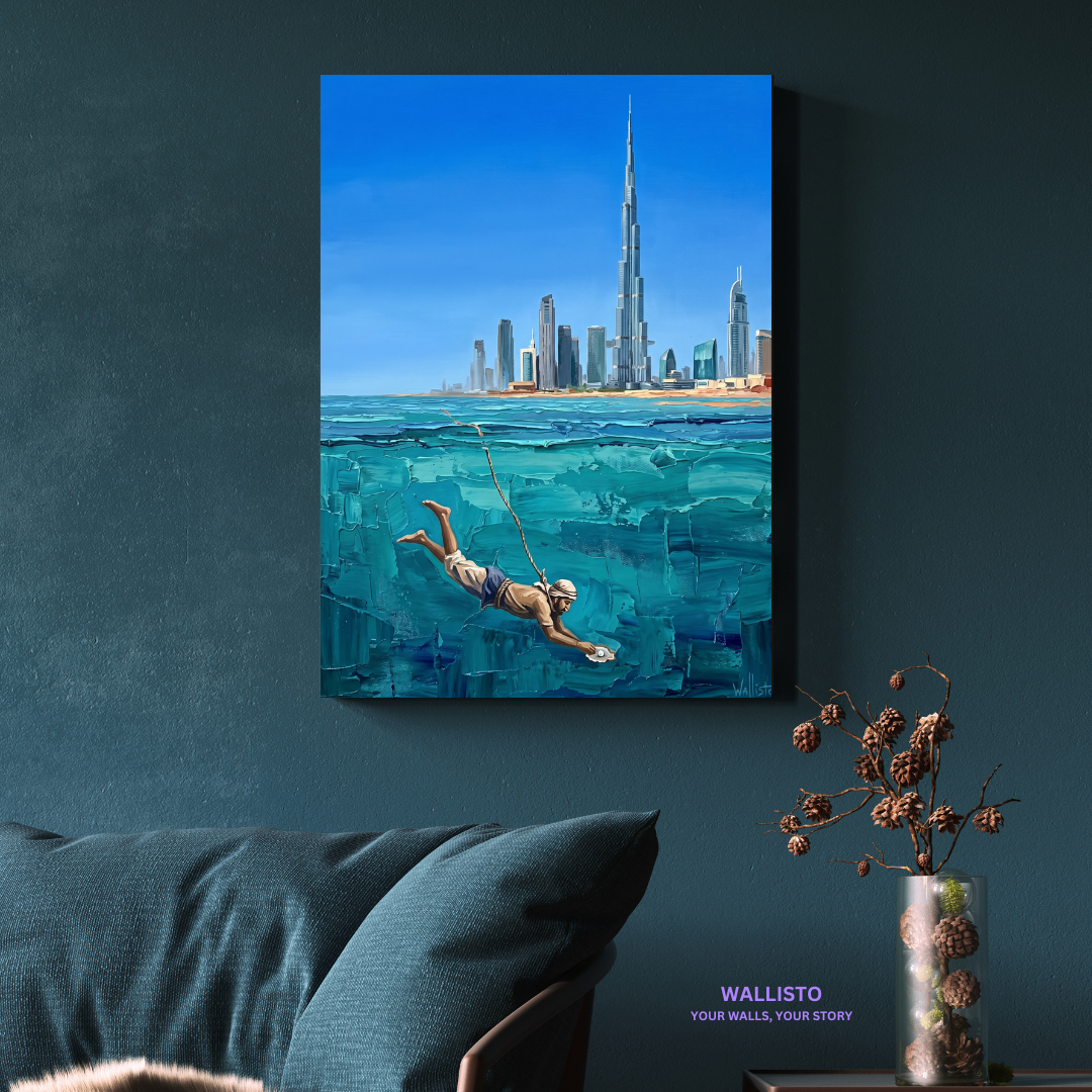 Pearls Beneath the Burj Khalifa