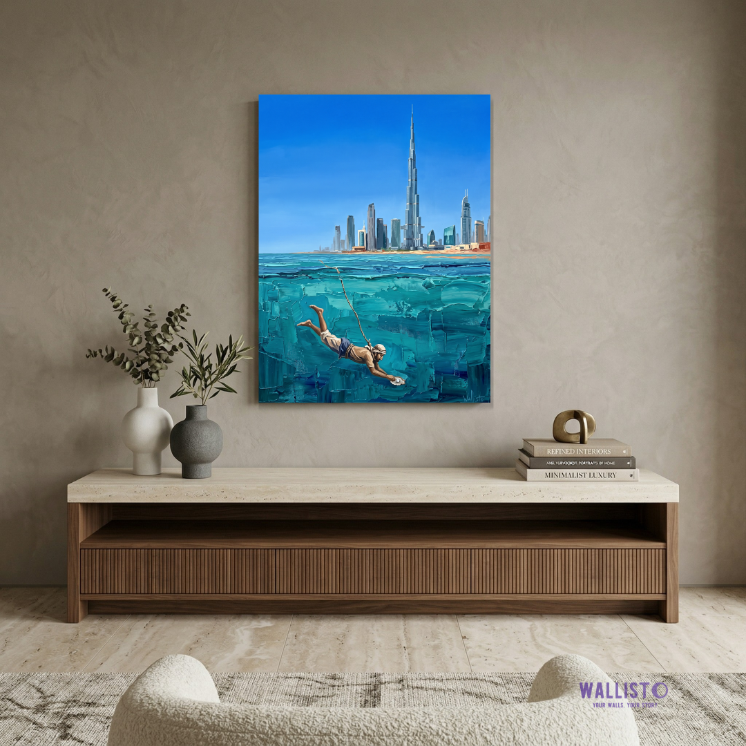 Pearls Beneath the Burj Khalifa