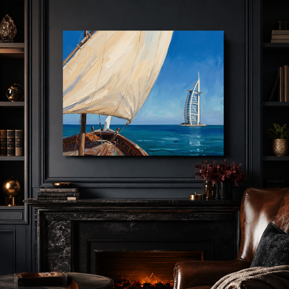 A Dhow and the Burj Al Arab