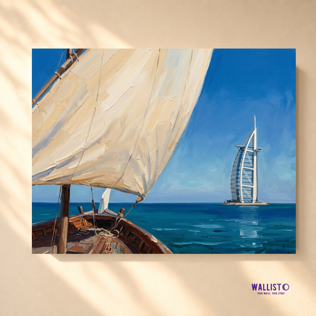 A Dhow and the Burj Al Arab