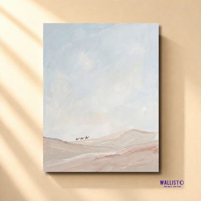 Caravan in the White Dunes
