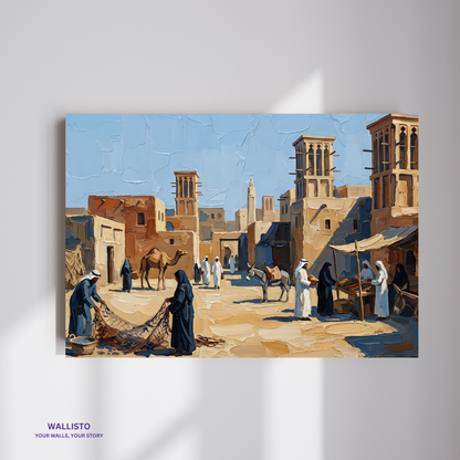 Old Dubai Souk Street