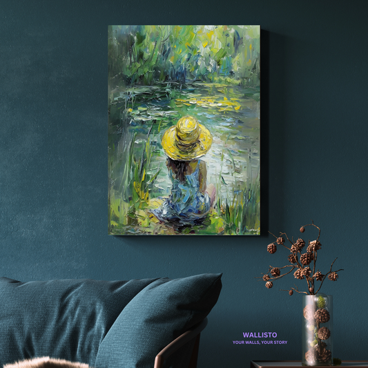 Girl by the Pond
