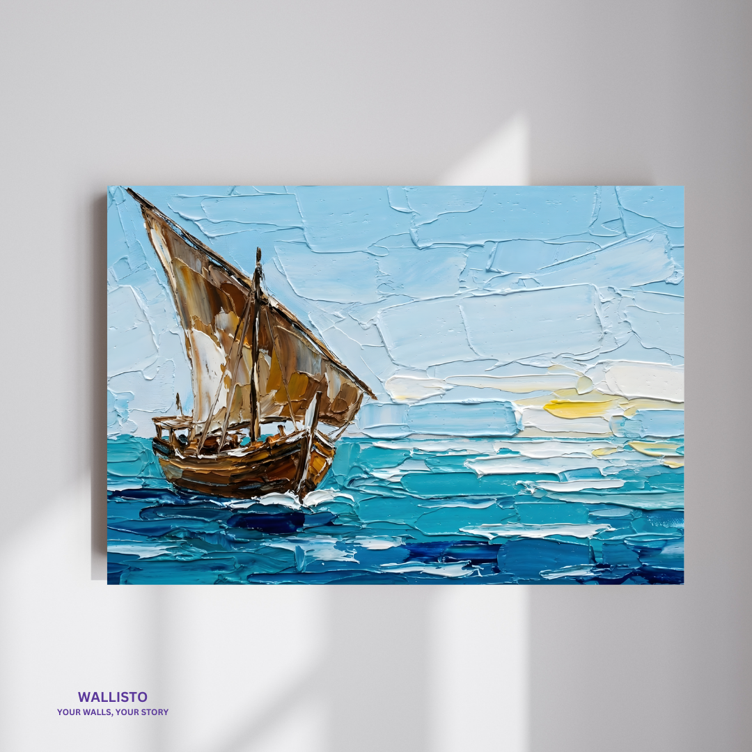 Dhow at Sunrise, Arabian Sea