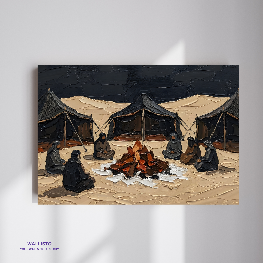 Desert Majlis Under the Arabian Night