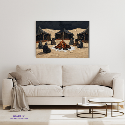 Desert Majlis Under the Arabian Night