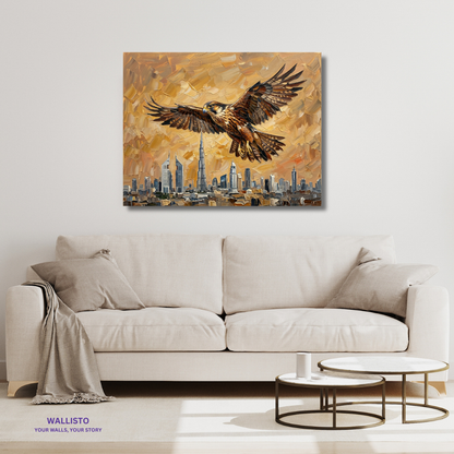 Falcon Over Dubai