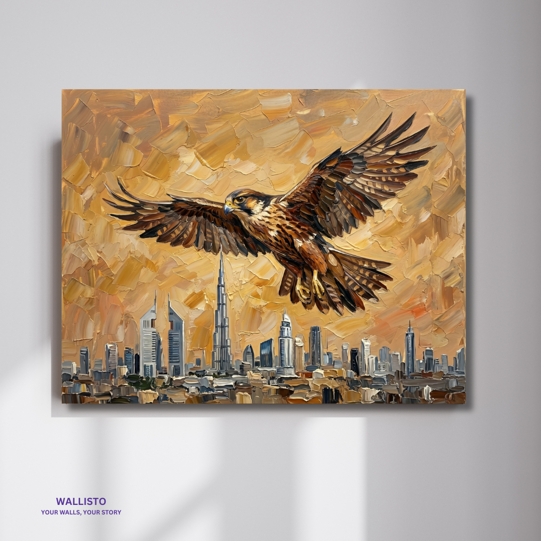 Falcon Over Dubai