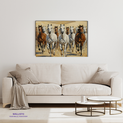 Strength of the Arabian Stallions