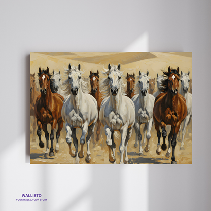 Strength of the Arabian Stallions