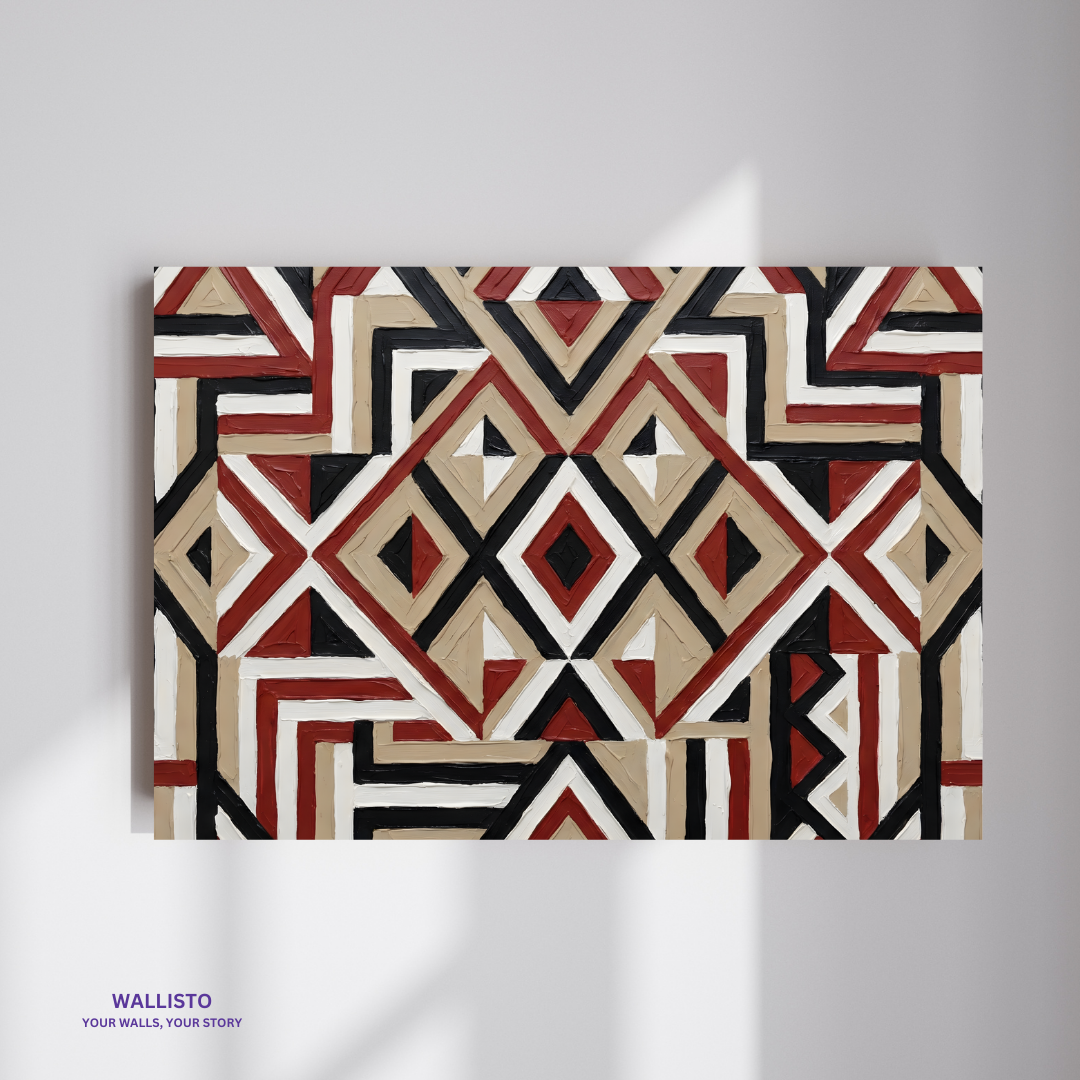 Emirati Geometry in Earth Tones