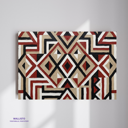 Emirati Geometry in Earth Tones