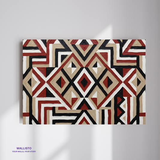 Emirati Geometry in Earth Tones