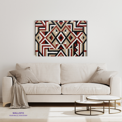 Emirati Geometry in Earth Tones