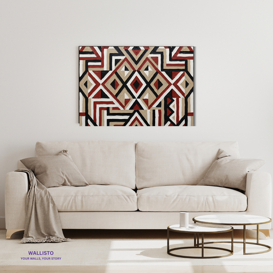 Emirati Geometry in Earth Tones