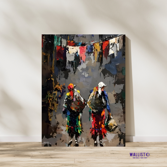 Vibrant Market Stroll