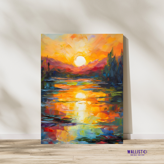 Radiant Sunset Reflection