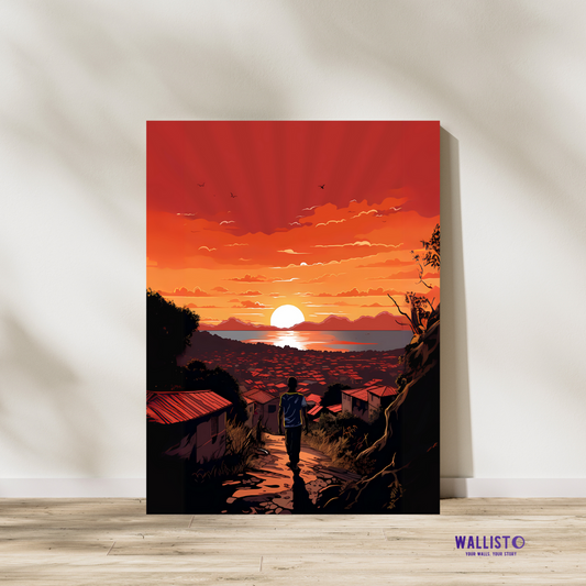 Walking into the Sunset